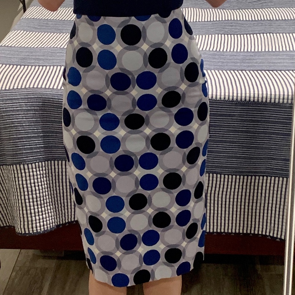 New York & Company Polka dot Pencil Skirt